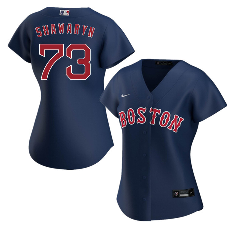 Nike Women #73 Mike Shawaryn Boston Red Sox Baseball Jerseys Sale-Navy